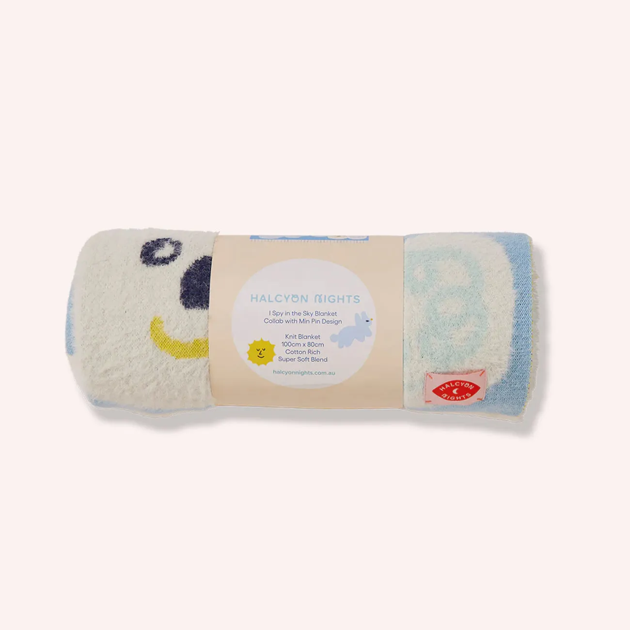 Fluffy Knit Blanket - I Spy In The Sky