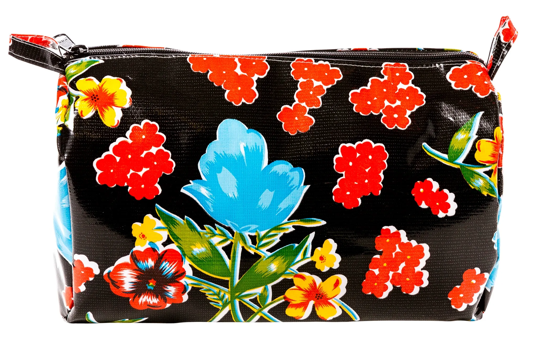 Freckled Sage Oilcloth Travel Bag in Istanbul Black