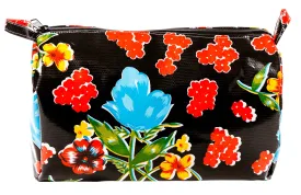 Freckled Sage Oilcloth Travel Bag in Istanbul Black