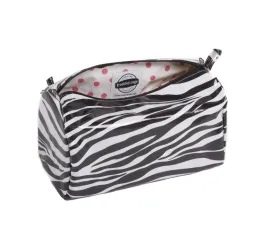 Freckled Sage Oilcloth Travel Bag in Zebra