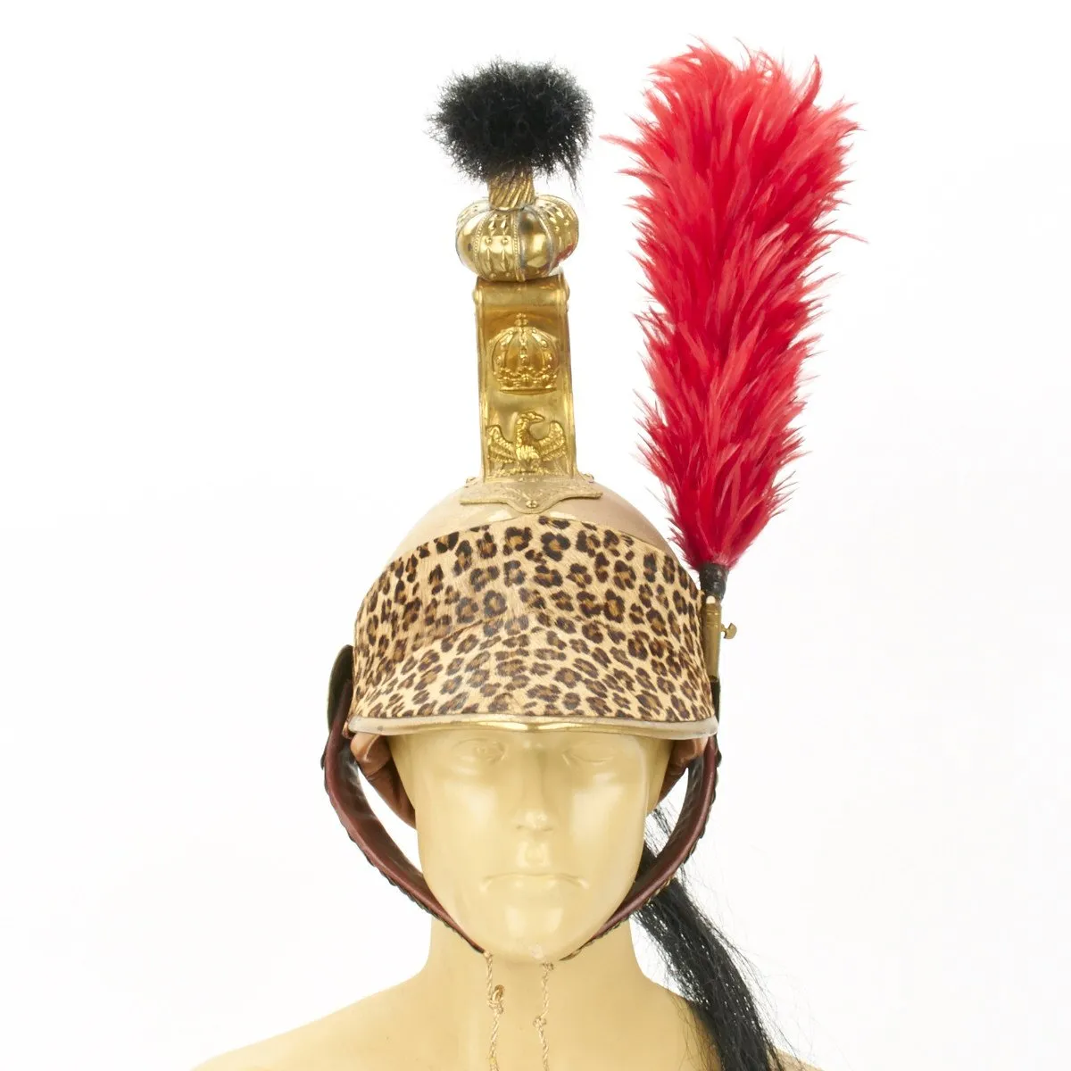 French 1st Empire Cavalry Helmet of Empress Dragoons- USED