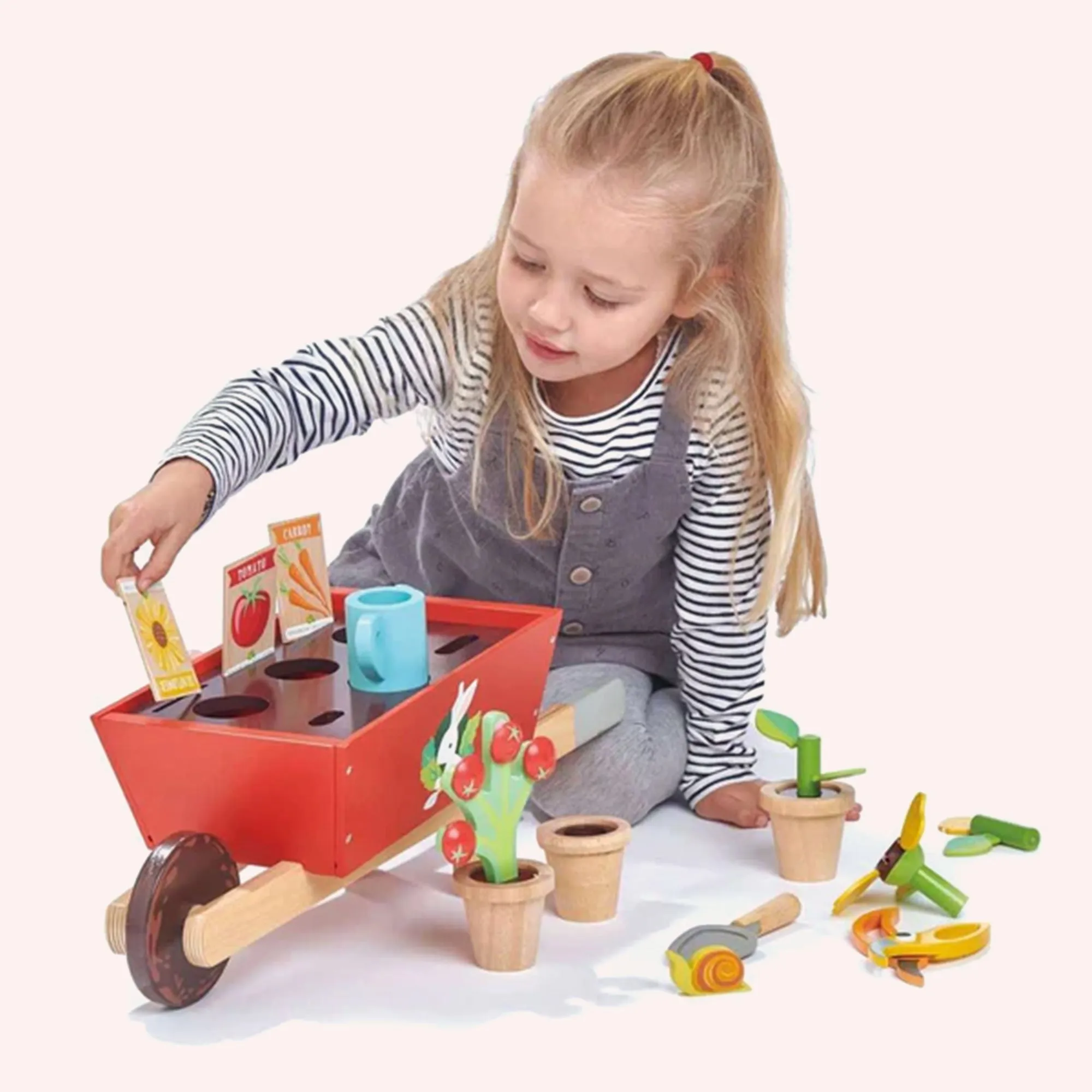 Garden Wheelbarrow Set