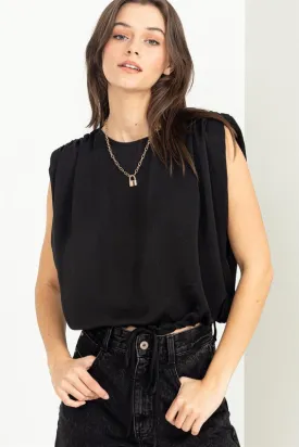 Gathered Shoulder Blouse