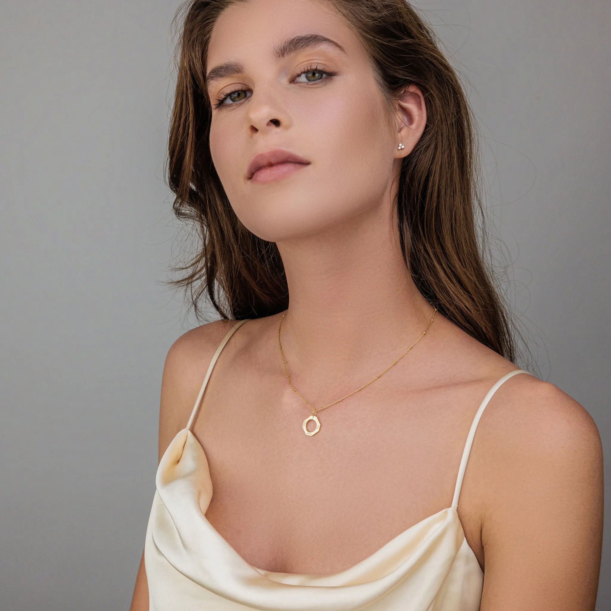 Geo Necklace - 925 Sterling Silver