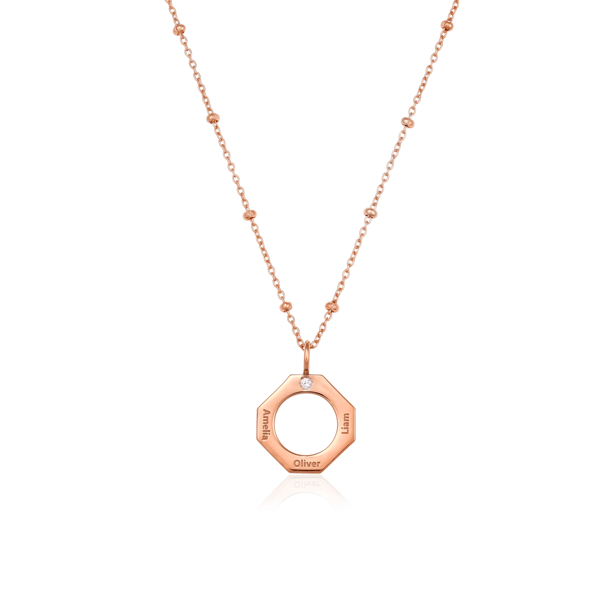 Geo Necklace - 925 Sterling Silver