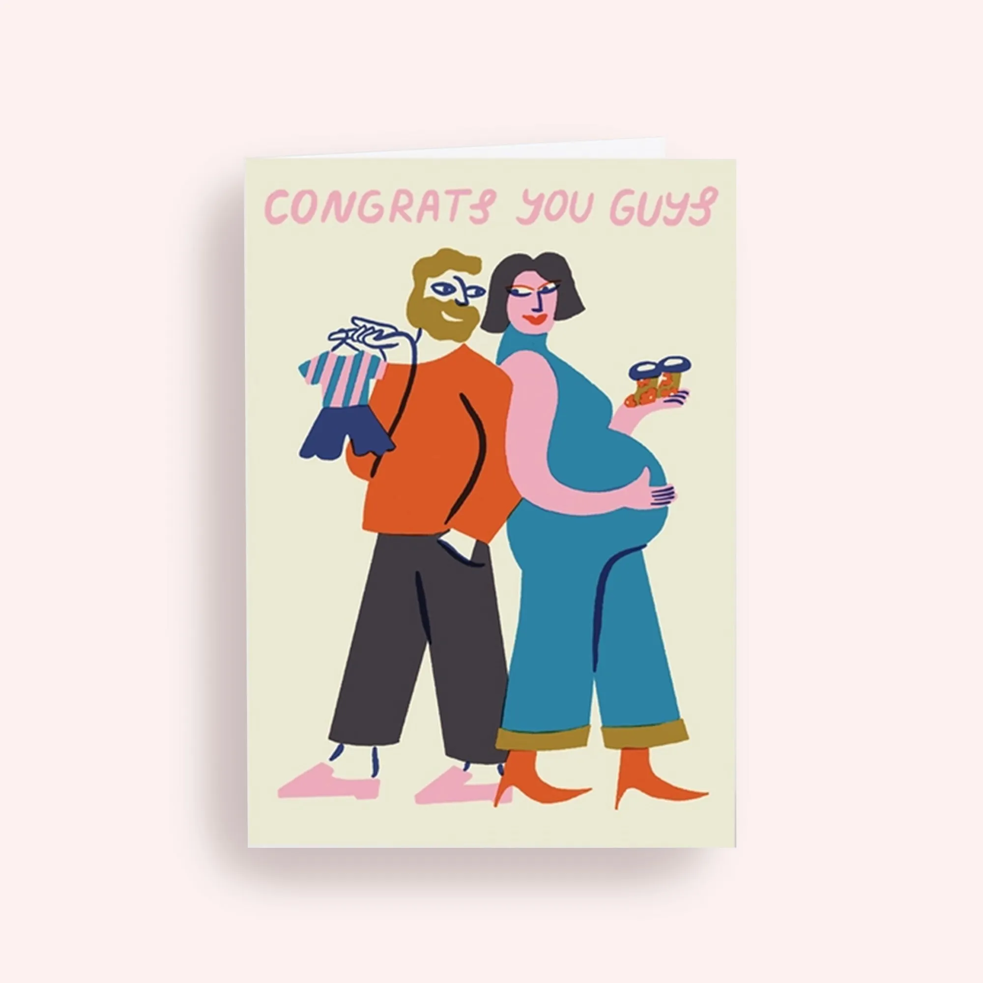 Greeting Card - Congrats You Guys