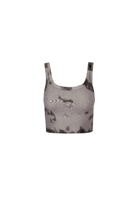 Haze Shayna Chevron Crop, Black Haze