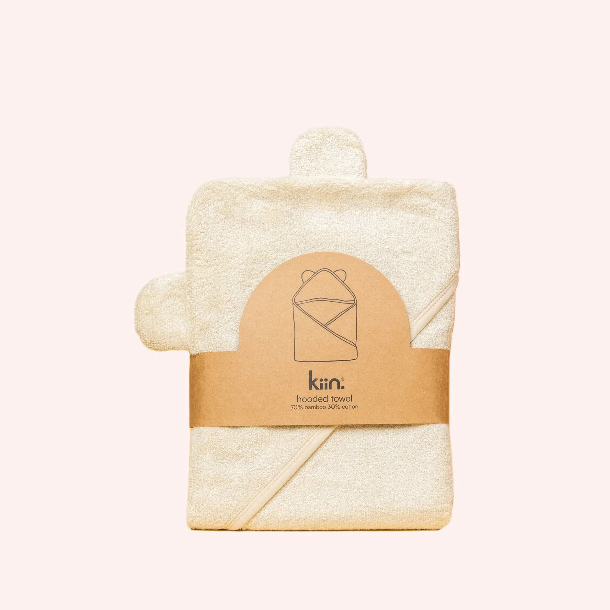 Hooded Towel - Ivory