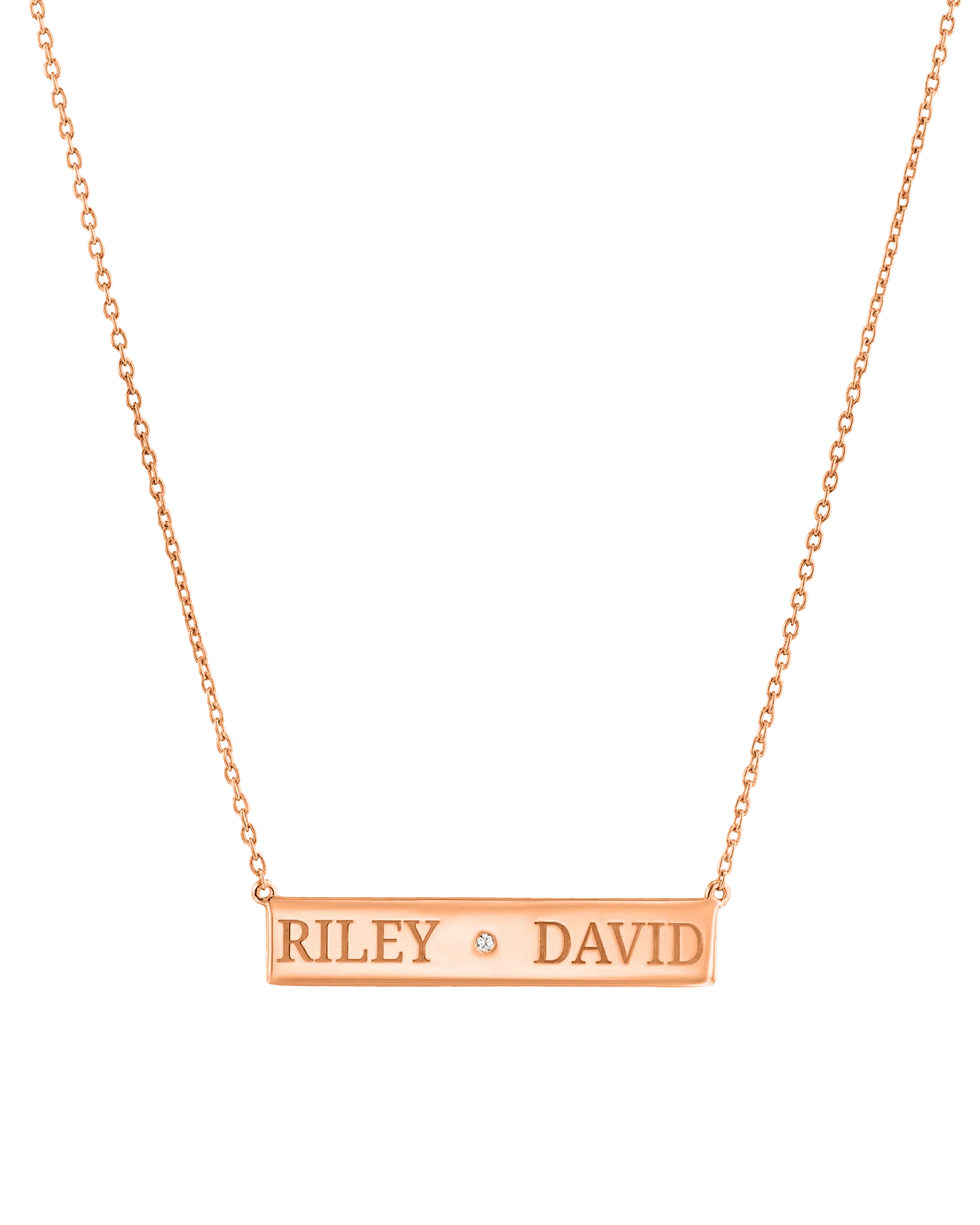 Just The Two Of Us Necklace - 18K Gold Vermeil