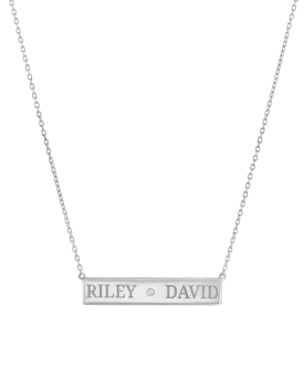 Just The Two Of Us Necklace - 925 Sterling Silver
