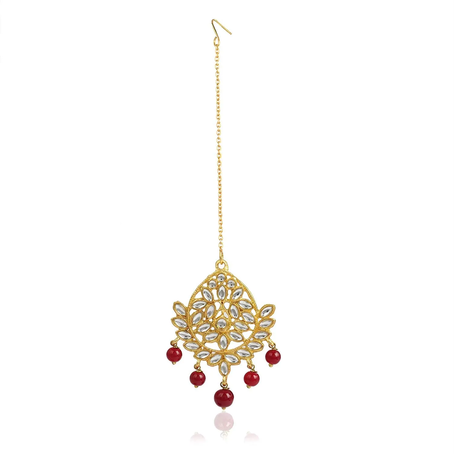Karatcart 22K GoldPlated Choker Kundan Necklace Set