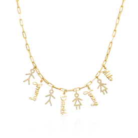 Kith & Kin Necklace - 18K Gold Vermeil