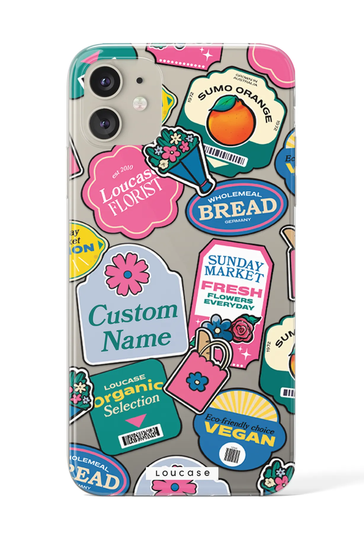 Label It - KLEARLUX™ Special Edition Sunday Market Collection Phone Case | LOUCASE