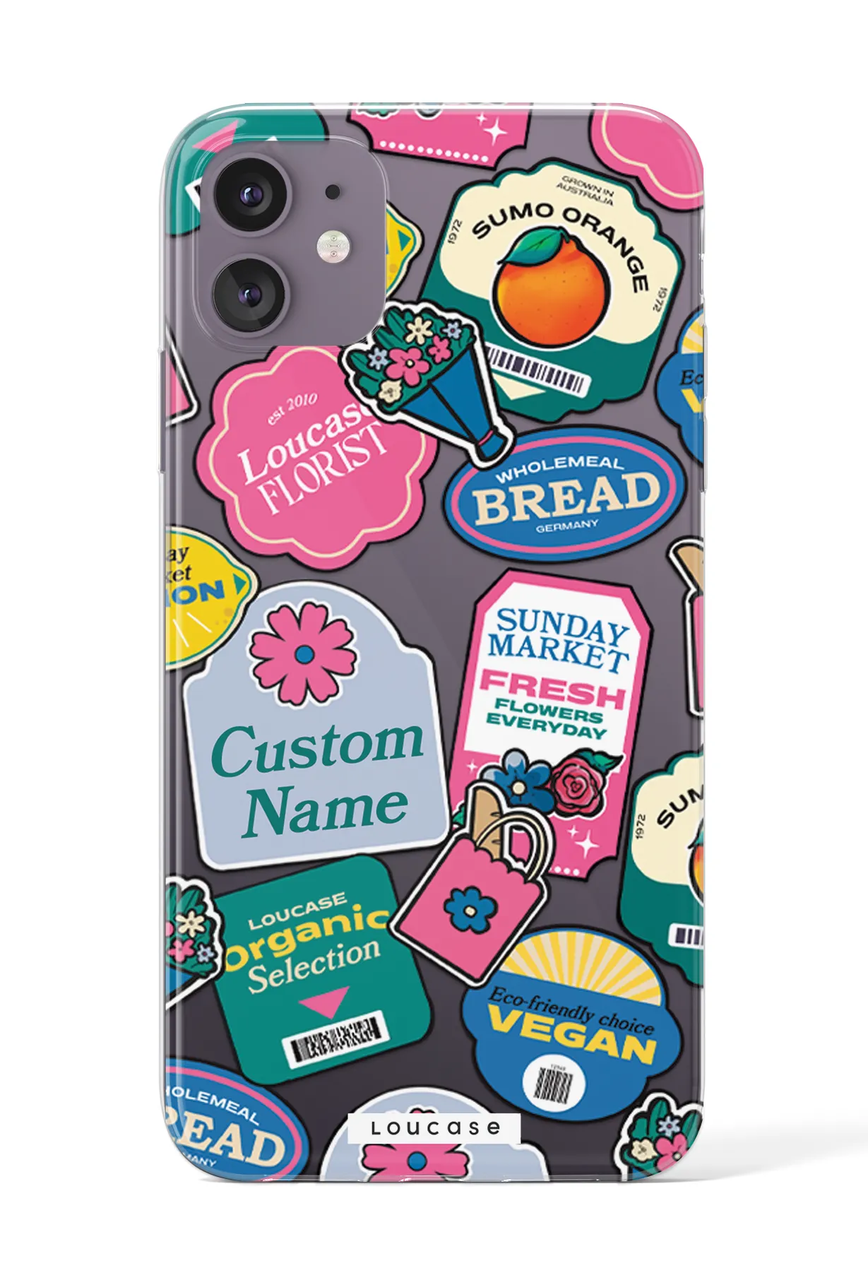 Label It - KLEARLUX™ Special Edition Sunday Market Collection Phone Case | LOUCASE