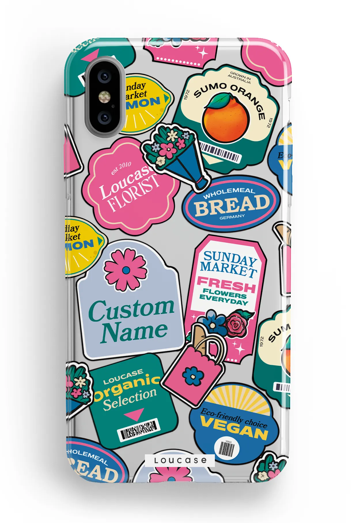 Label It - KLEARLUX™ Special Edition Sunday Market Collection Phone Case | LOUCASE