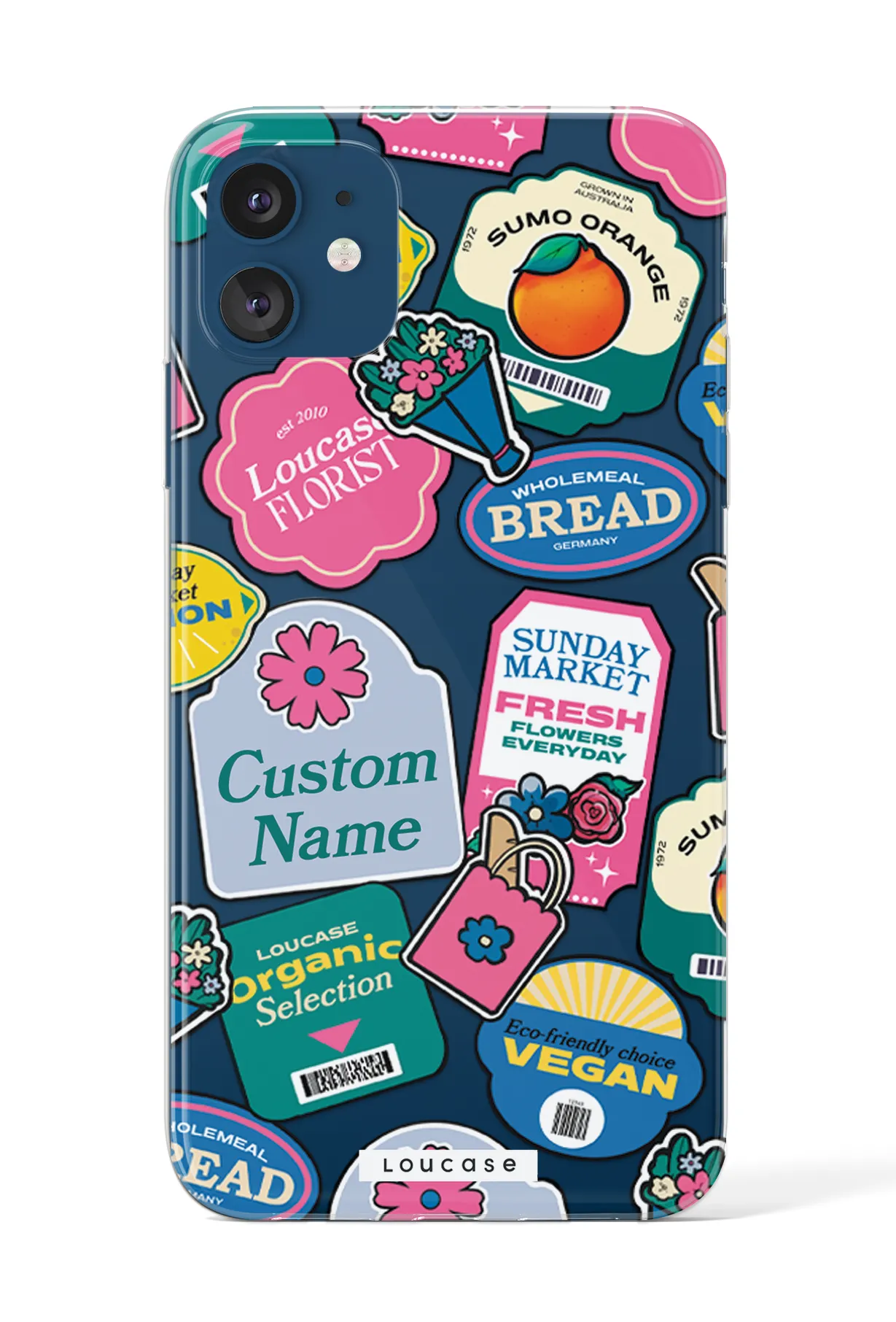 Label It - KLEARLUX™ Special Edition Sunday Market Collection Phone Case | LOUCASE