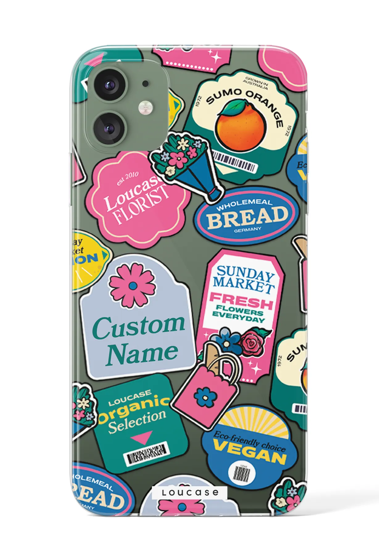 Label It - KLEARLUX™ Special Edition Sunday Market Collection Phone Case | LOUCASE