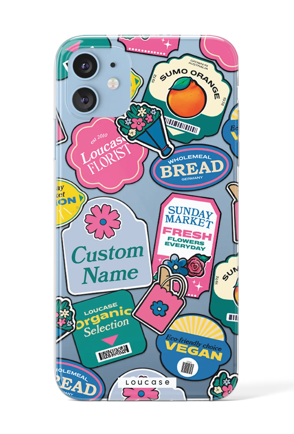 Label It - KLEARLUX™ Special Edition Sunday Market Collection Phone Case | LOUCASE