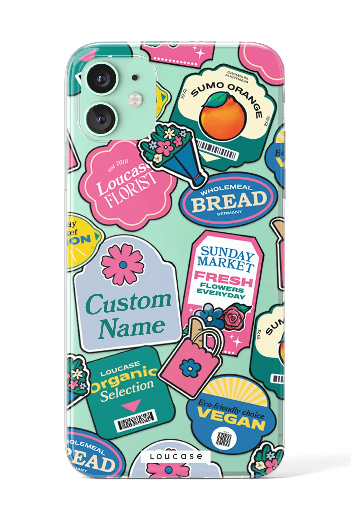 Label It - KLEARLUX™ Special Edition Sunday Market Collection Phone Case | LOUCASE
