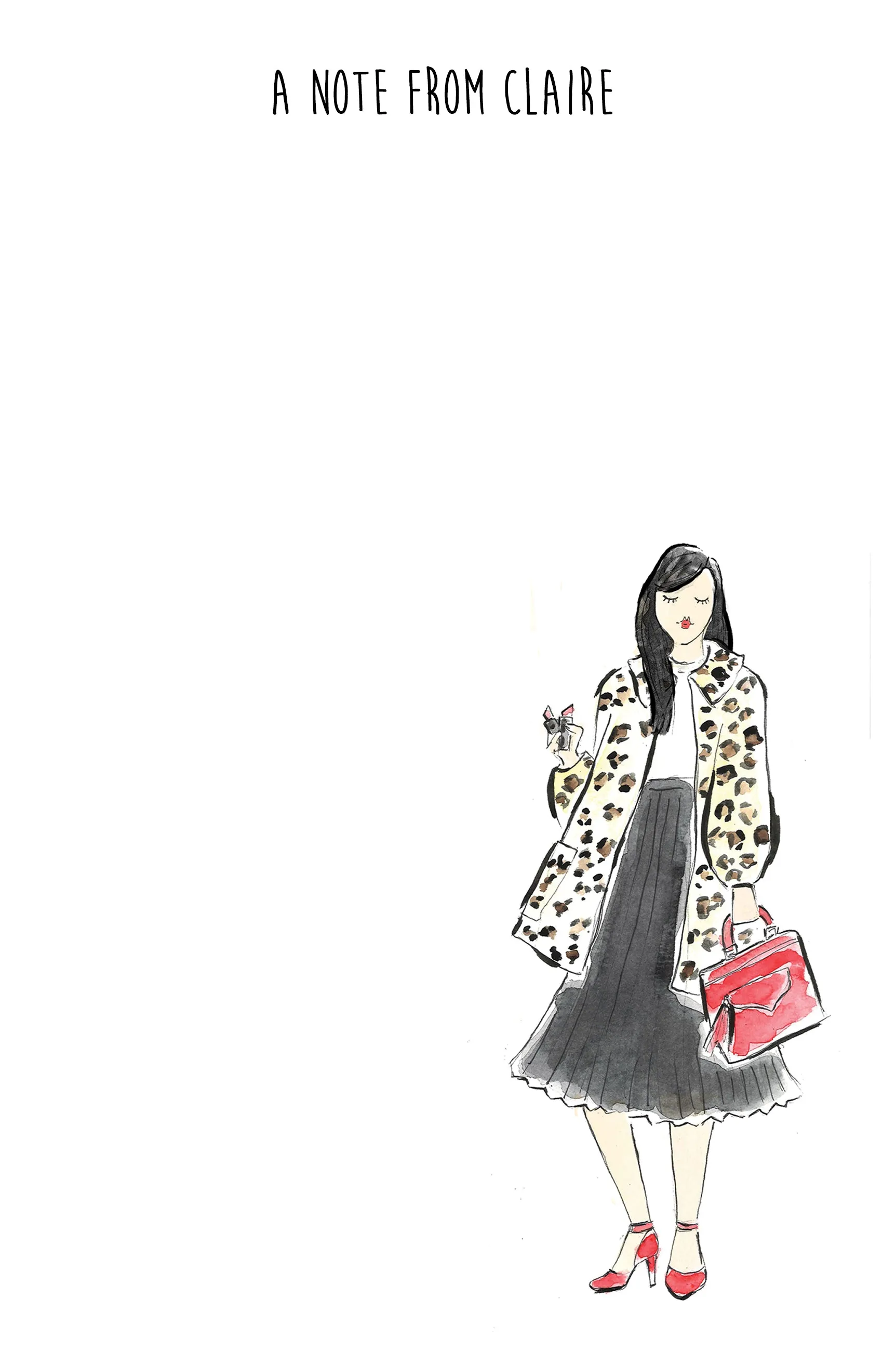 Leopard Girl Personalized Notepad