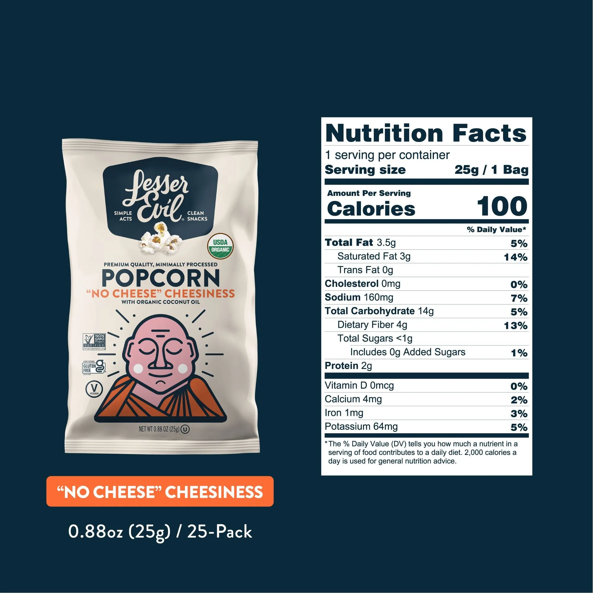 LesserEvil Organic Popcorn