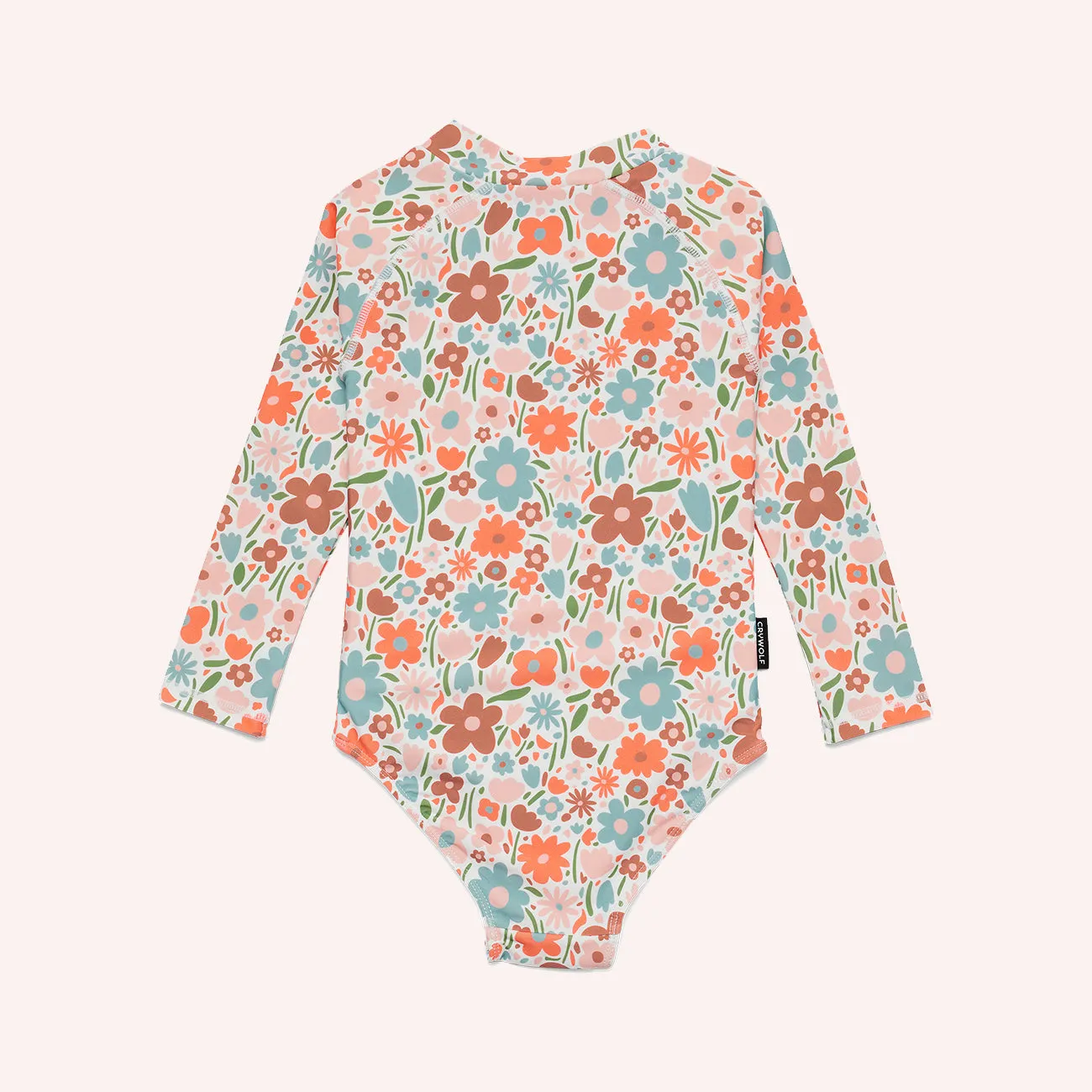 Long Sleeve Swimsuit - Flower Market