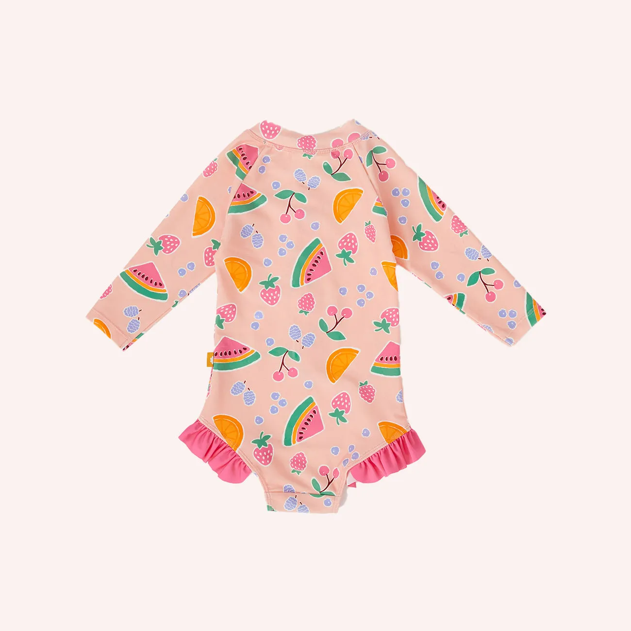 Long Sleeve Swimsuit - Fruit Salad