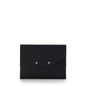 MARIE Vegan Wallet Notebook Cover in Black