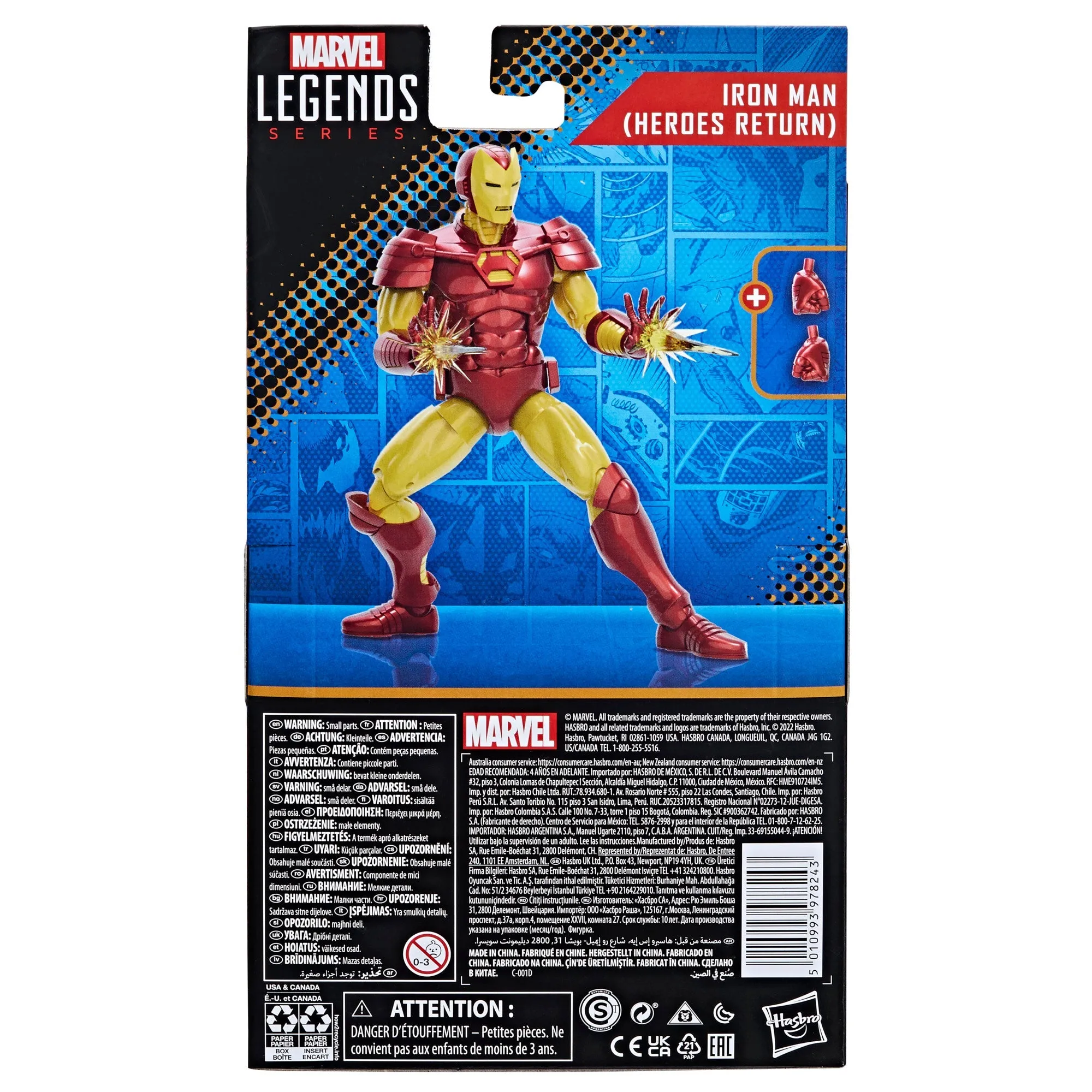 Marvel Legends Series Marvel Comics Iron Man (Heroes Return)