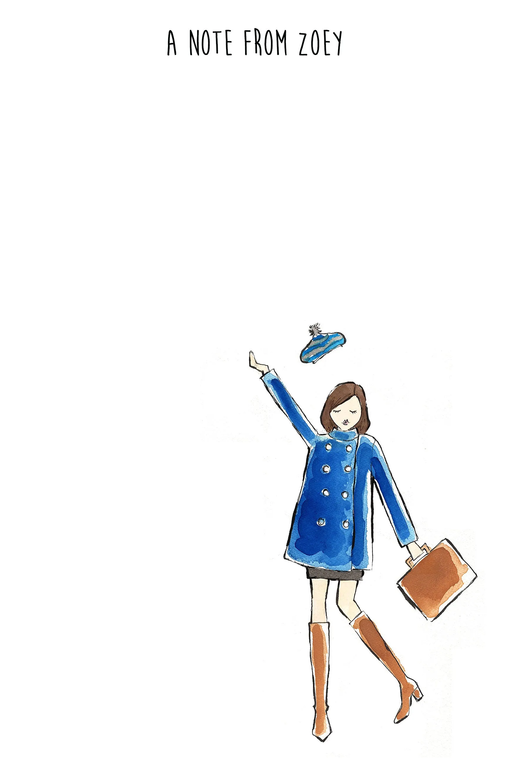 Mary Tyler Moore Inspired Personalized Notepad