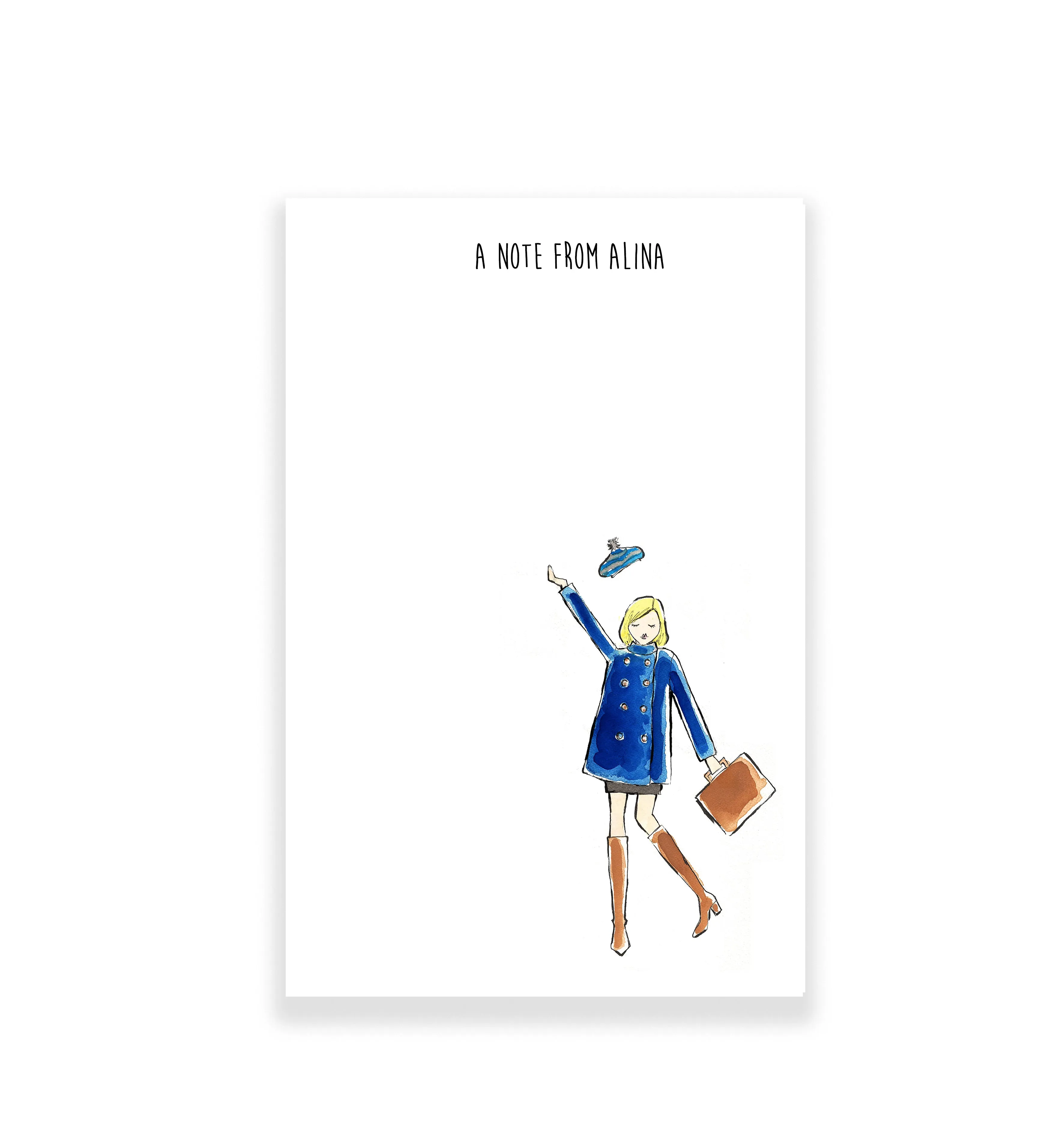 Mary Tyler Moore Inspired Personalized Notepad