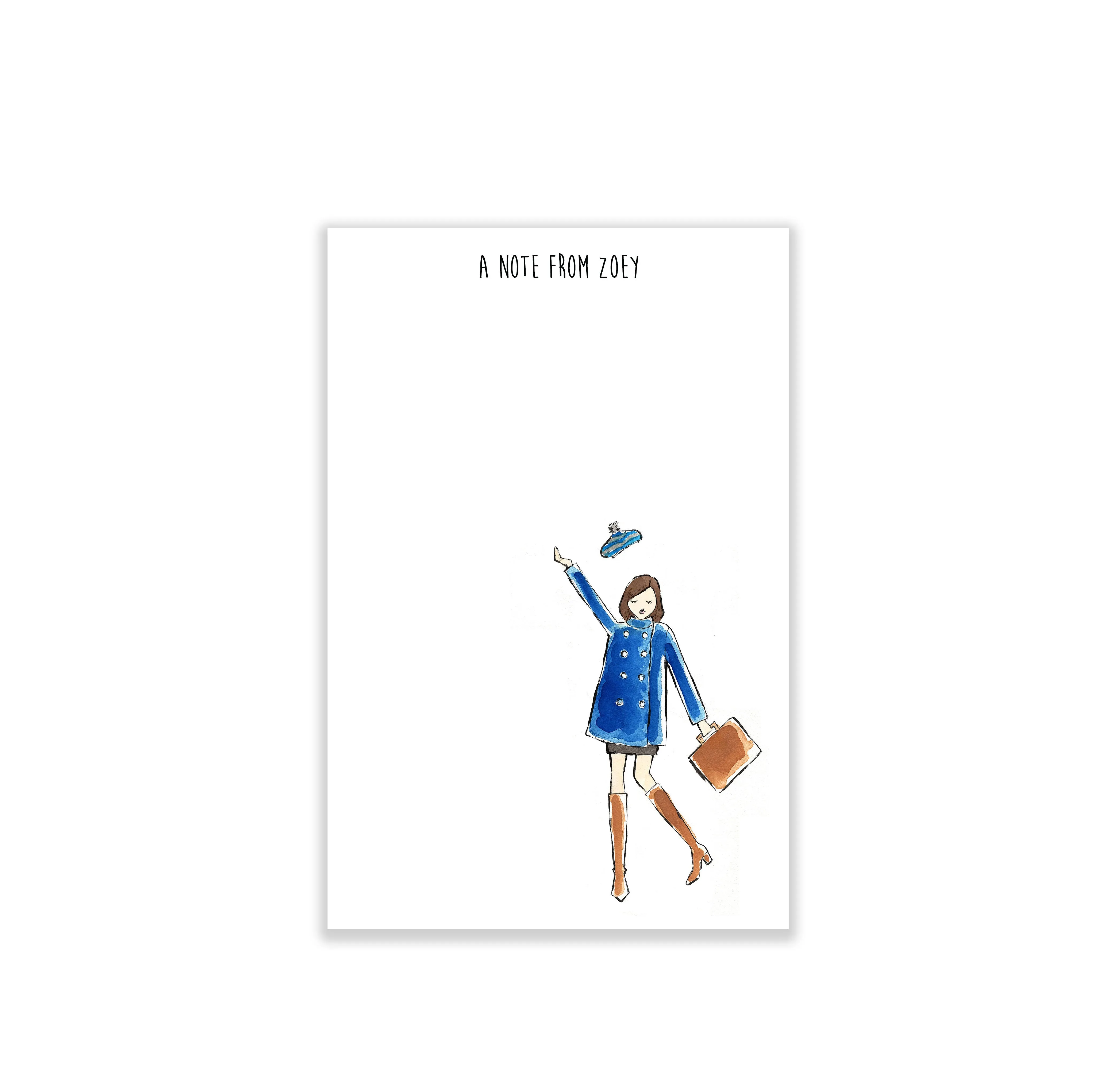 Mary Tyler Moore Inspired Personalized Notepad