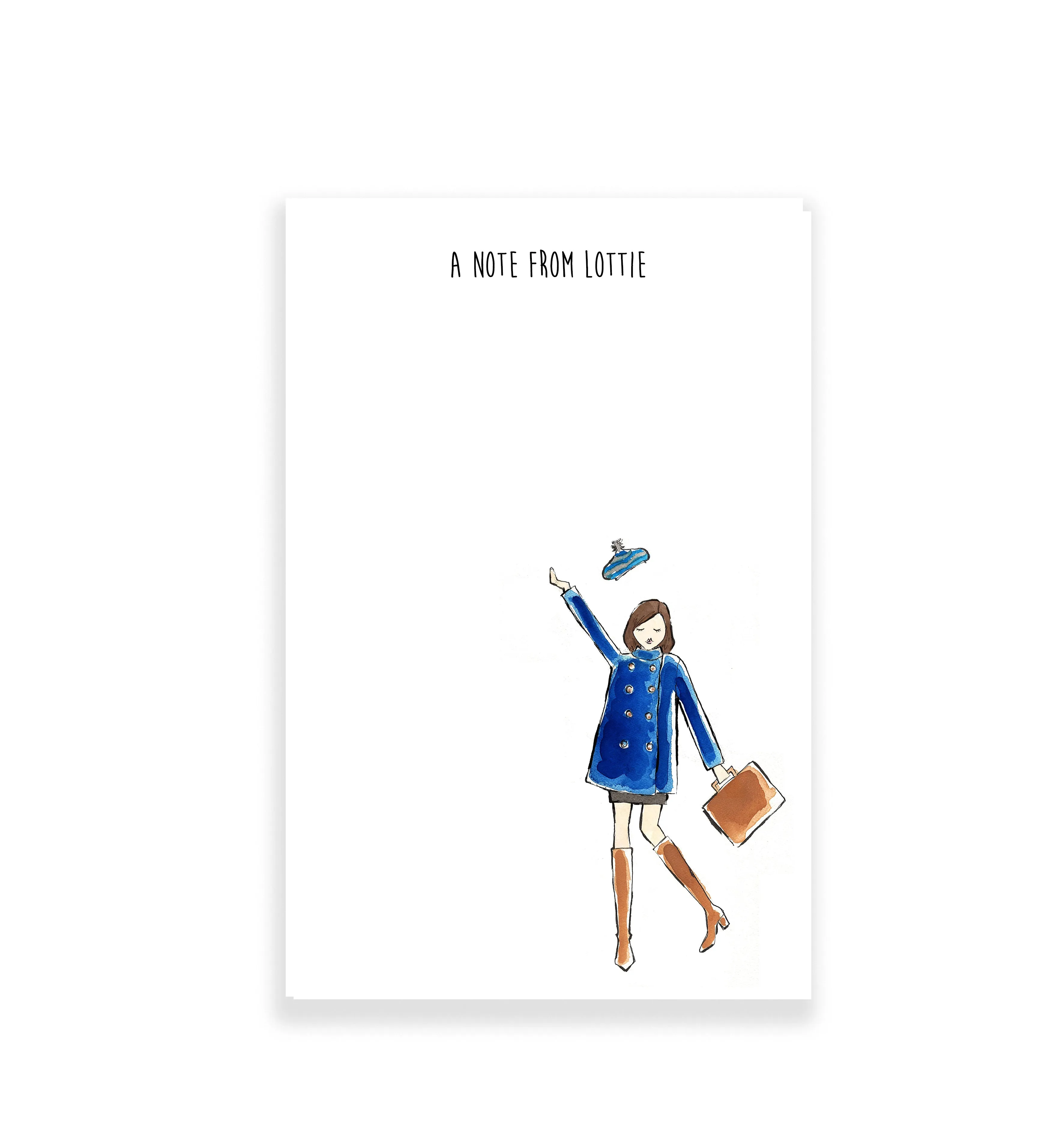 Mary Tyler Moore Inspired Personalized Notepad