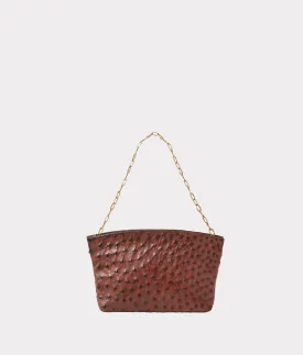 Mini Elle Exotic Clutch :: Chocolate
