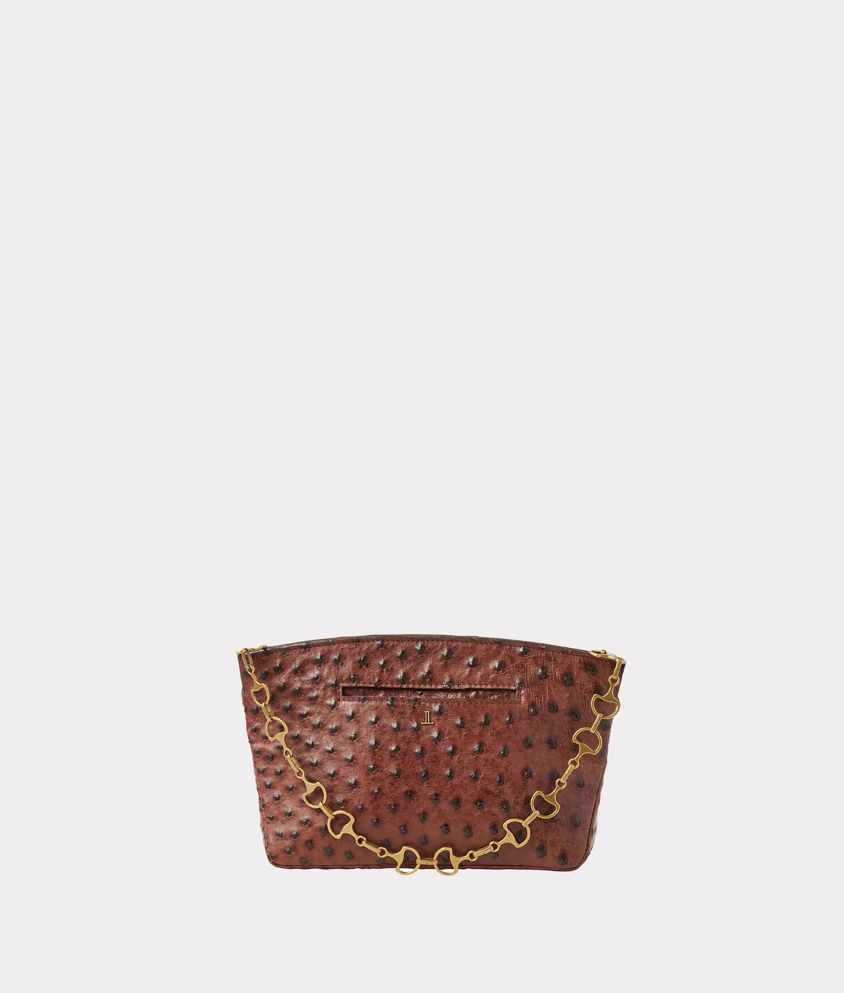 Mini Elle Exotic Clutch :: Chocolate