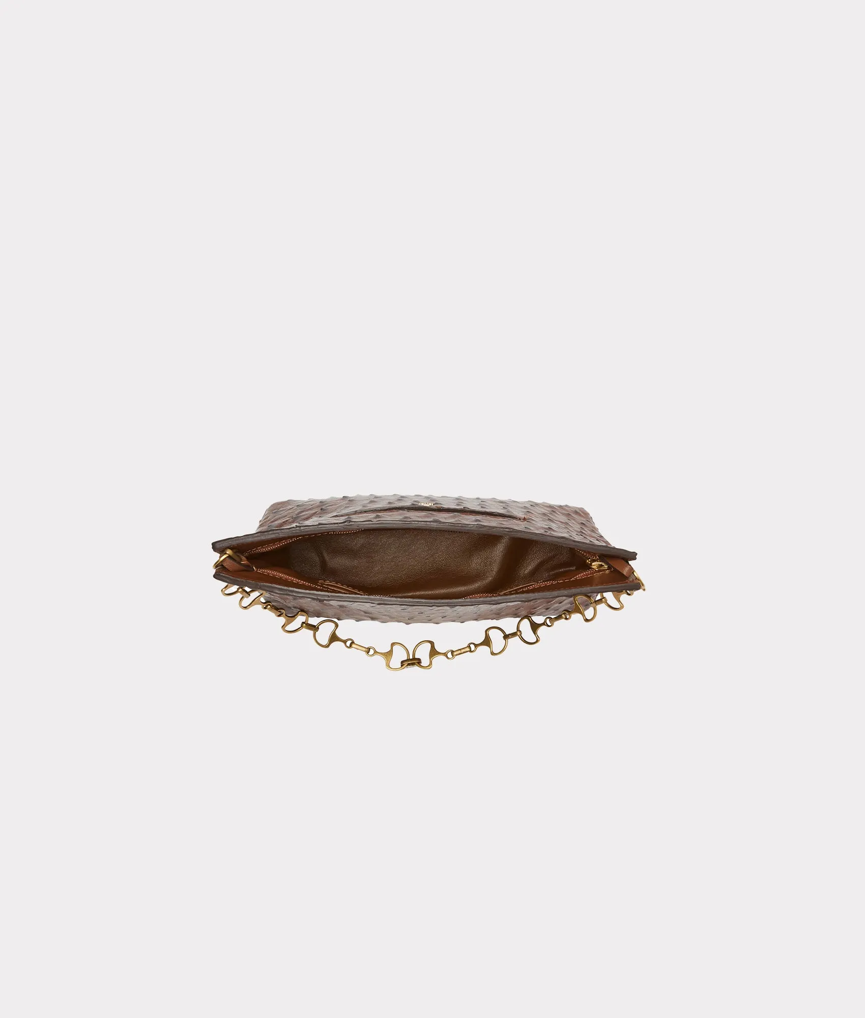 Mini Elle Exotic Clutch :: Chocolate