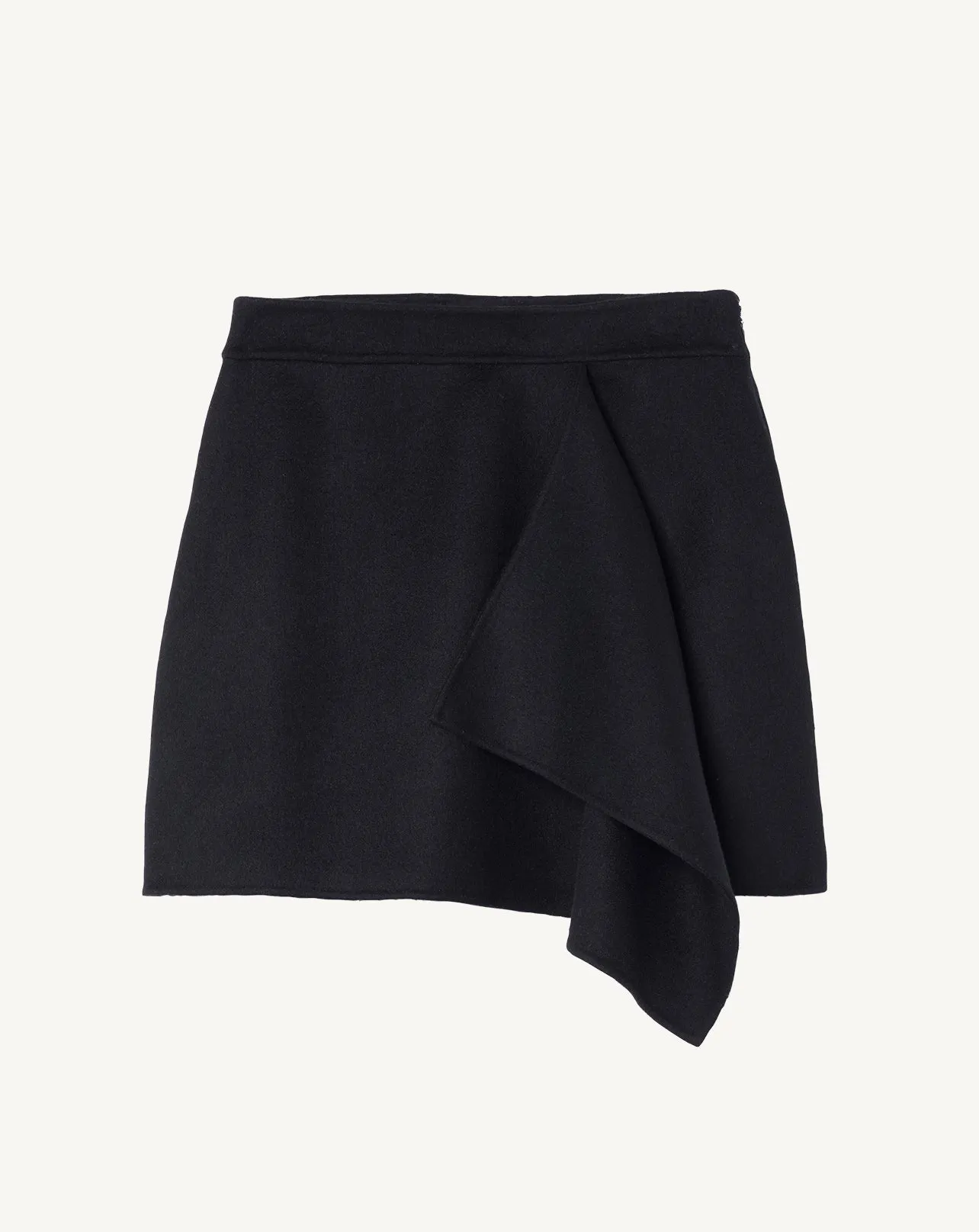 Mini jupe drapée
