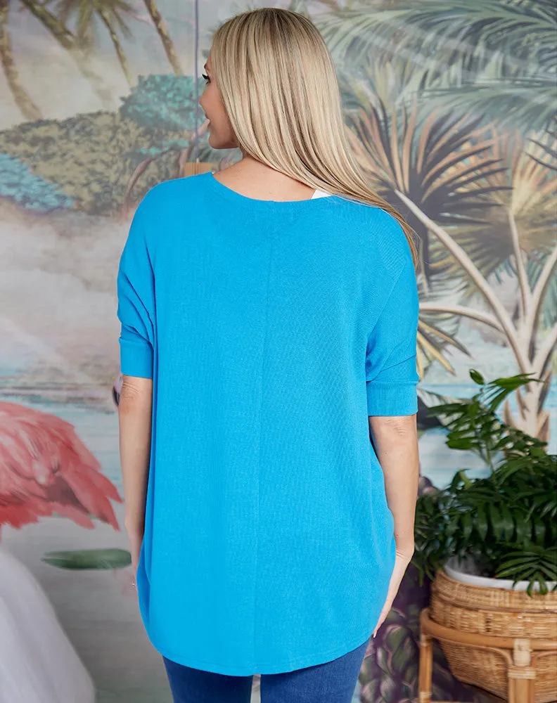 Mini Shrug - Aqua