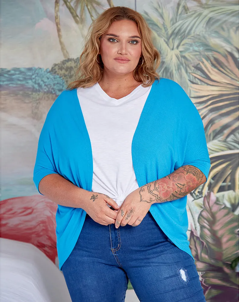 Mini Shrug - Aqua