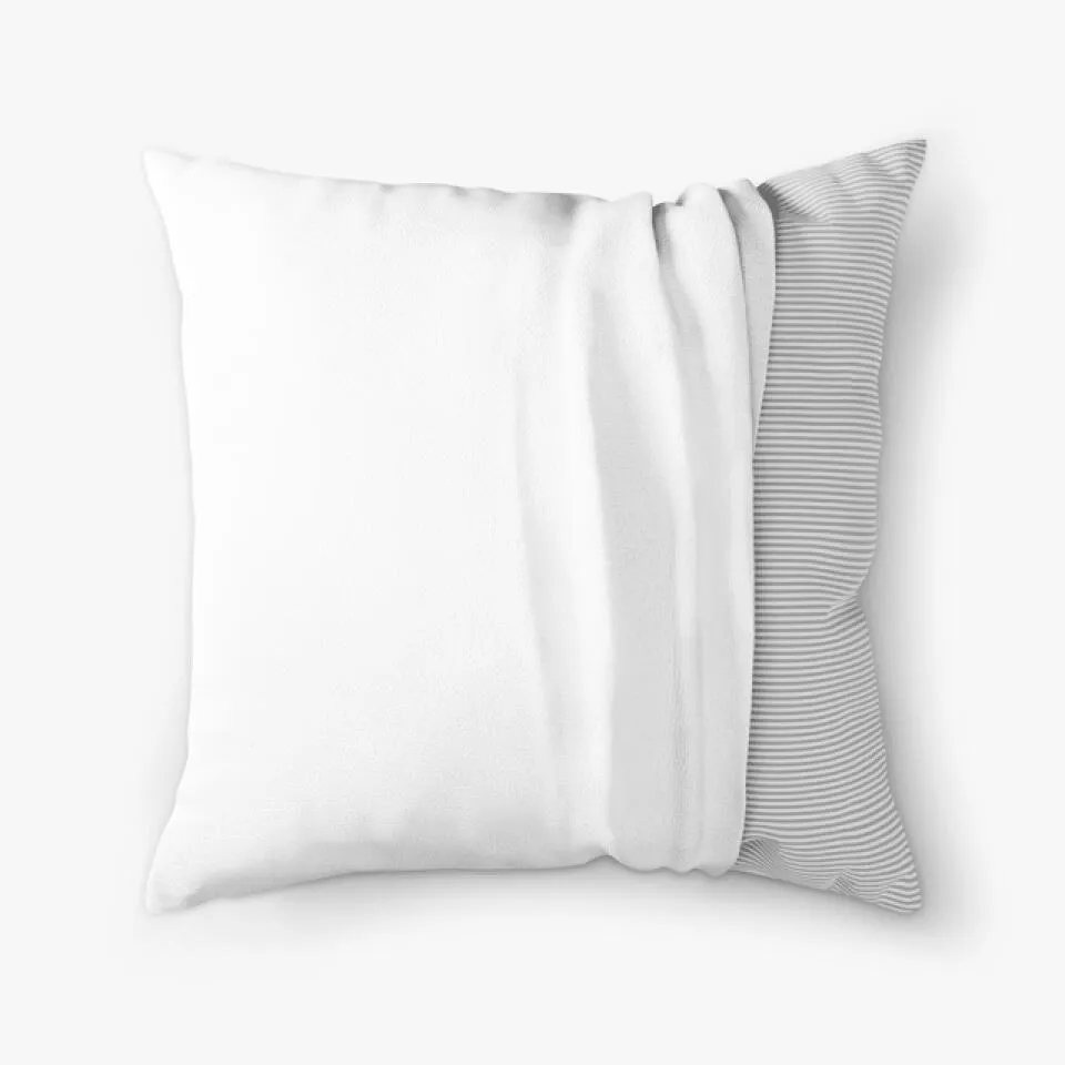 Mr. And Mrs. Custom Couple Pillow