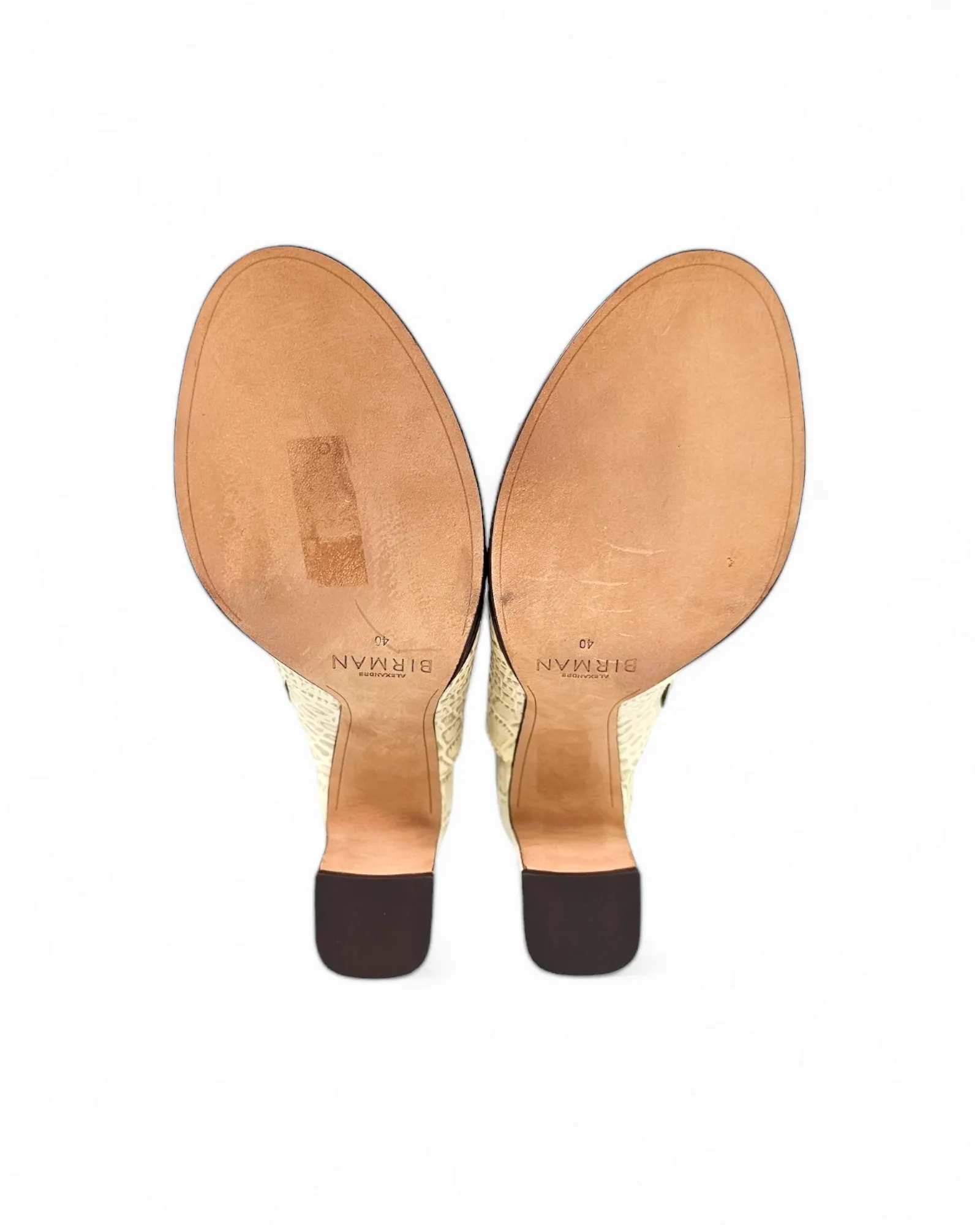 Mule Alexandre Birman Lavinia 90 Eggshell
