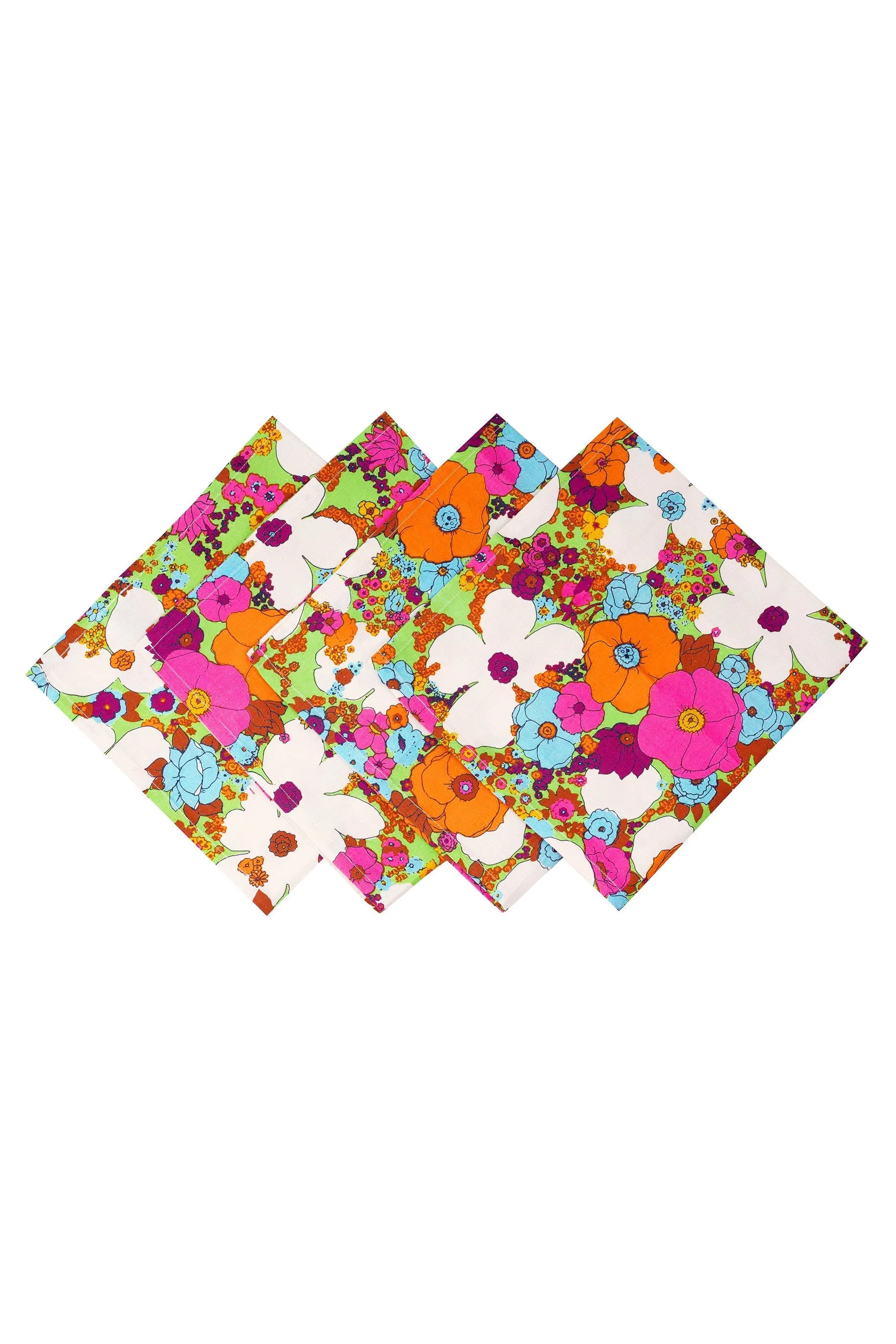 Napkin Set - Acid Floral