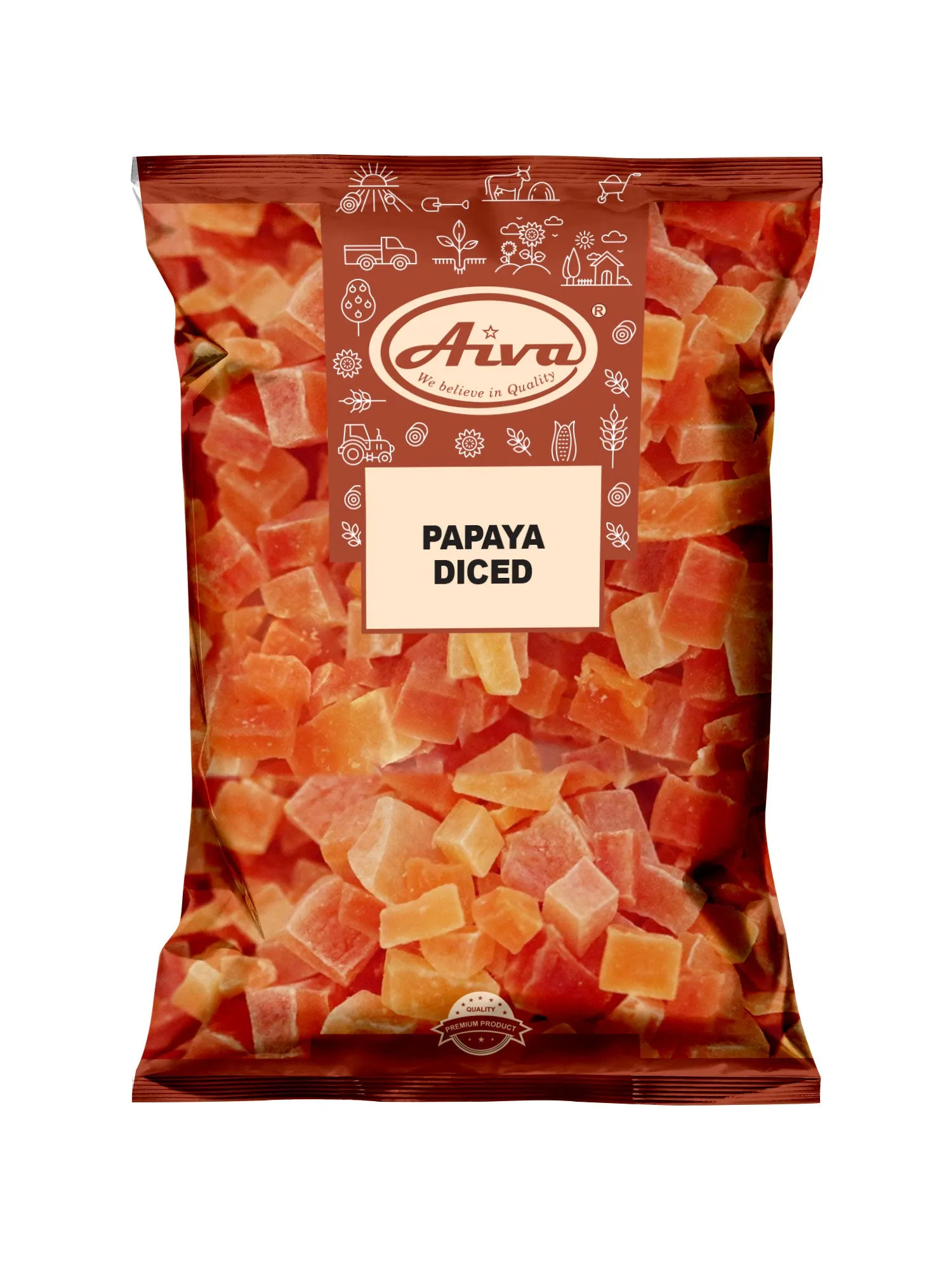 Papaya Diced