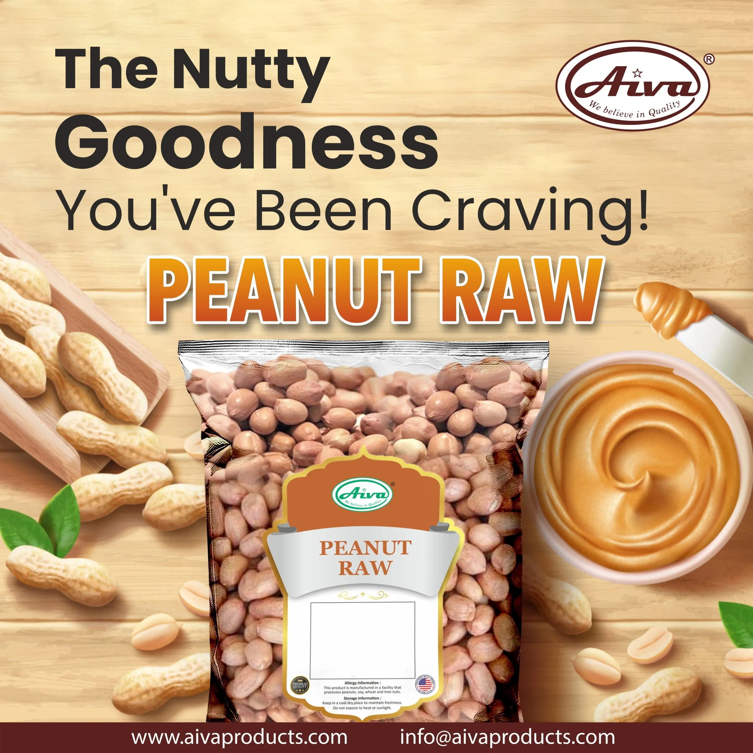 Peanut Raw Spanish