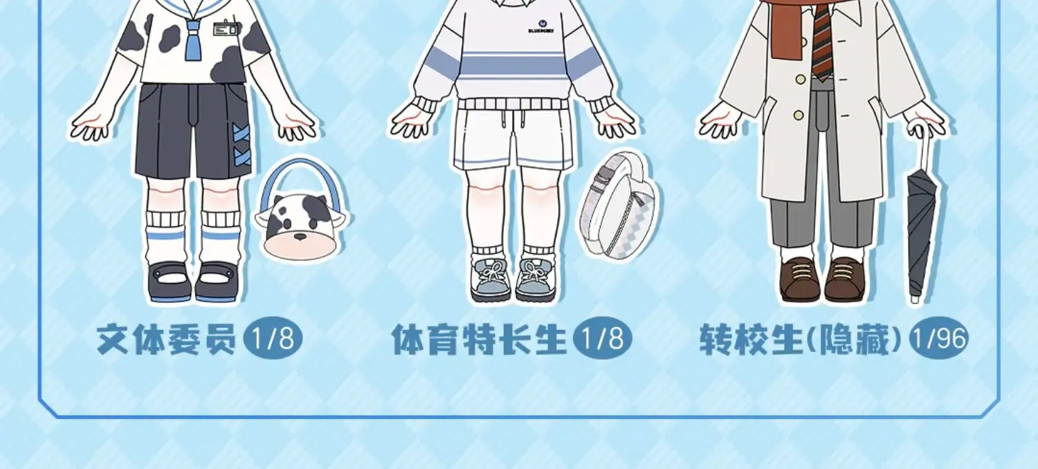 PEETSOON Male Classmate Series Blind Box – Cute Action Figures
