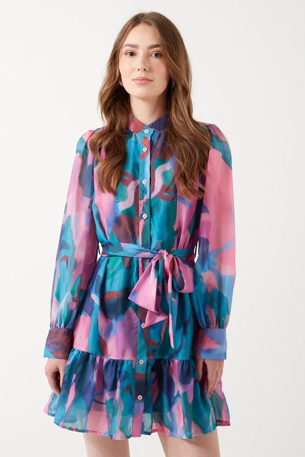 Pixie Daisy Elle Gathered Hem Dress