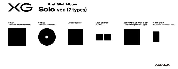 (PRE-ORDER) XG - [XG] 2nd Mini Album SOLO JURIA Version