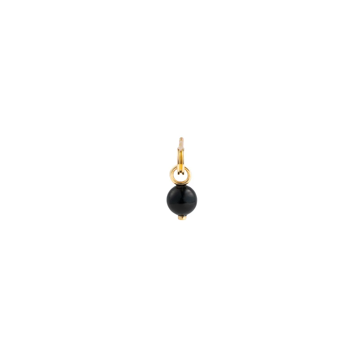 "Mini Beluga" Onyx Earring