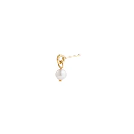 "Mini Beluga" Pearl Earring