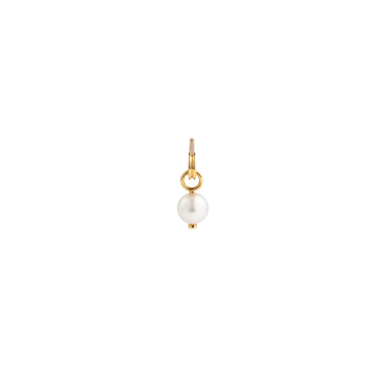 "Mini Beluga" Pearl Earring